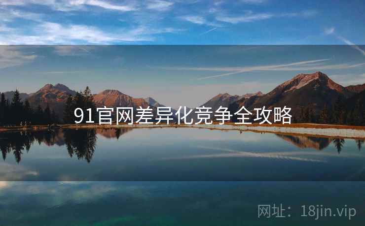 91官网差异化竞争全攻略