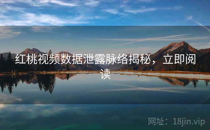 红桃视频数据泄露脉络揭秘,立即阅读